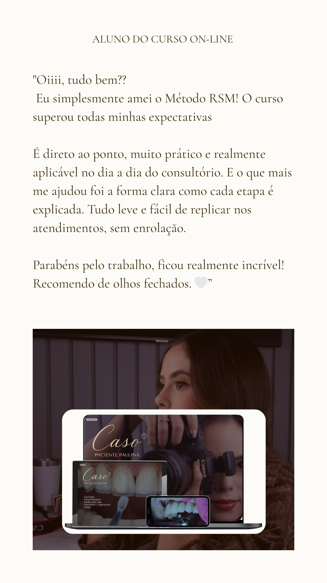 Profissional excelente!!! Nota mil!!! Passei por vários profissionais e foi a que mais fiquei satisfeita com o resultado, muito transparente, assertiva e honesta! Vale muito a pena seus serviços, (2)